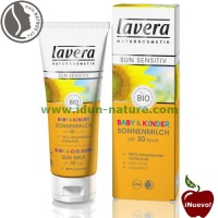 Leche solar beb�s y ni�os FPS 30 Bio LAVERA Sun Sensitiv